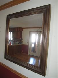 Wood framed mirror 