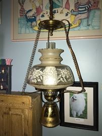 Vintage hanging lamp.