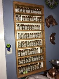 Huge spice rack--spices included.