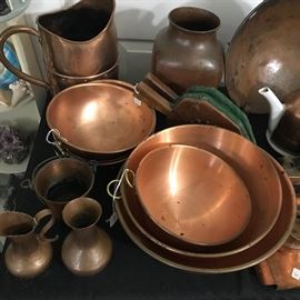 Huge assortment copper--made in US, India, Mexico, Korea and other.