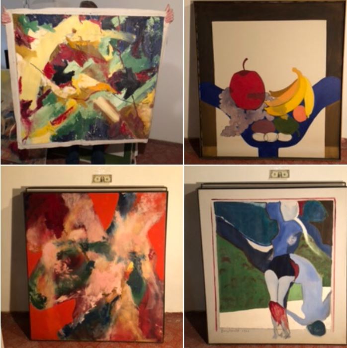 Large MCM oil paintings 42”x48”