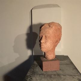 Bust by the artist