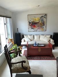 Chinese style red cedar chest