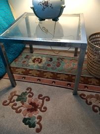 Chrome MCM end table