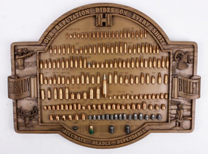Lot 19 - Vintage Hornady Bullet Display Board