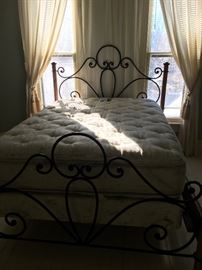 Cast iron bed frame (no mattress or box springs available)