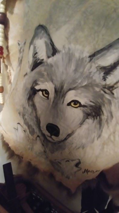 Hand painted fur!