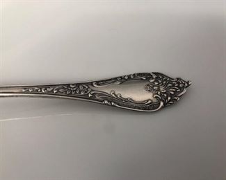 Ann Arbor sterling spoon detail. 16.46g. 