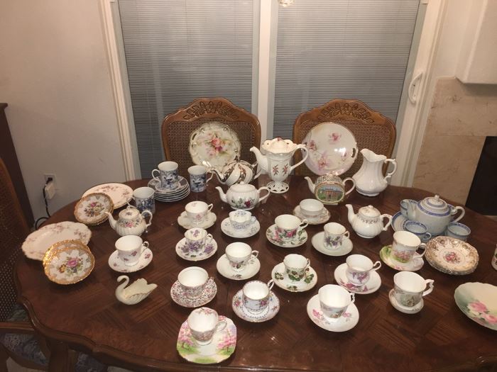 China Collector Tea Cups  Pots