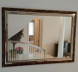 Nicely Framed Mirror, 29"tall and 41" wide