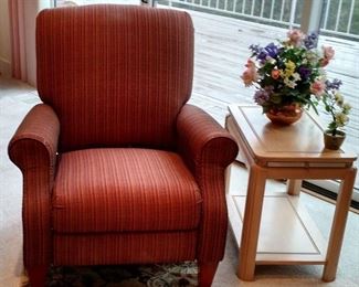 Nice Upholstered Recliner (like new)