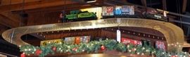Lehmann Electric Model Train Includes Engine, Coal Car, Freight Cars And Caboose, Qty 11 Cars, Includes Hanging Track