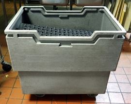 Rubber Floor Mats Assorted Sizes, Approx Qty 12 And Heavy Duty Laundry Cart