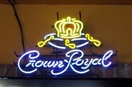 Crown Royal Neon Bar Sign