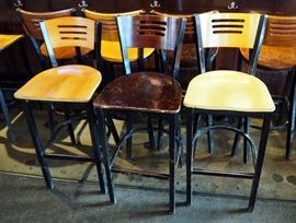 44" High Back Bar Stools, Qty 7