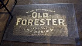 Old Forester Straight Bourbon Whiskey, Rubber Floor Mat, 36" x 56"