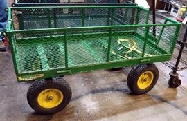 Falconer 4 Wheel Steel Wagon, Drop Leaf Sides, 26" x 50" x 23"