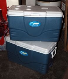 Coleman Insulated Cooler, Qty 2, 19" x 30" x 15"