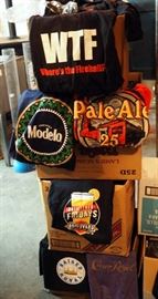 Advertising T-shirts Assorted Types Including Fireball, Boulevard Pale Ale, Modelo, Boulevard, Crown Royal And Raised Royal Drink Aprons