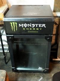 IDW Electric Beverage Cooler, Monster Energy Drink Logo, 35" x 22" x 21"