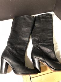Leather  boots