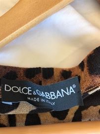 Dolce & Gabbana animal pint cardigan