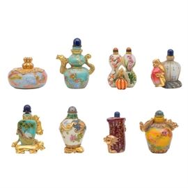 LOT877 RARE SNUFF BOTTLE COLLECTION