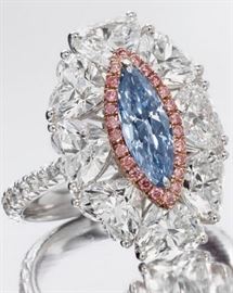 BLUE DIAMOND RING