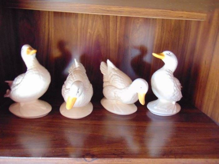 Ceramic ducks