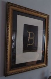 Erte' signed serigraph alphabet series