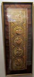 Indian gold thread tapestry