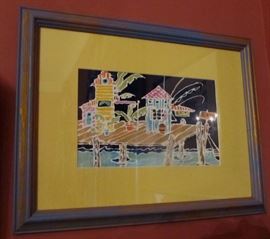 Bay St. Louis  artist signed watercolor