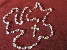 Sterling rosary 