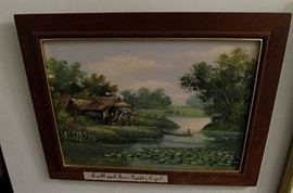 Southeast Asia oil painting great detail