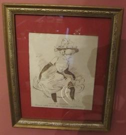 Signed Lithograph could be 19th. c.