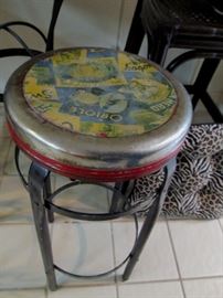 Mid-century metal stools