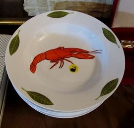 Cordon Bleu crayfish bowls 