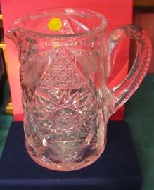 cut glass pitcher 