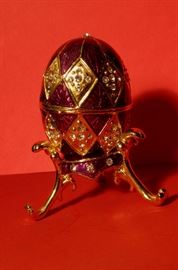 Russian egg musical ring coffin