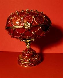 Russian egg musical ring coffin