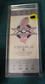 I believe these souvenir tickets were sold at the Superdome