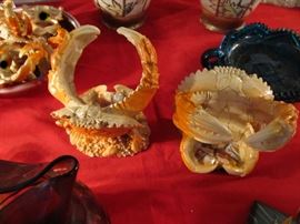 Crab wine bottle holders