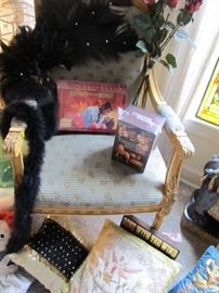  pair of 20th. c. Louis XIV style gilt wood fauteuils 