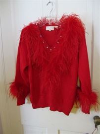 Part of the Huge Collection of ladies famous designer label, clothes, purses, shoes, lingerie, etc. only part of it photographed. 