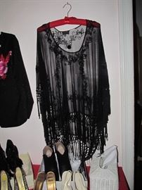 Part of the Huge Collection of ladies famous designer label clothes, St. John, Chico, Neiman Marcus, Saks etc. , purses, shoes, lingerie, etc. only part of it photographed. 