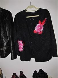 Part of the Huge Collection of ladies famous designer label clothes, St. John, Chico, Neiman Marcus, Saks etc. , purses, shoes, lingerie, etc. only part of it photographed. 