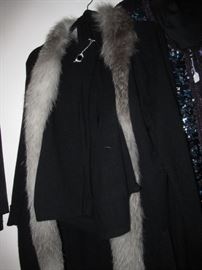 Part of the Huge Collection of ladies famous designer label clothes, St. John, Chico, Neiman Marcus, Saks etc. , purses, shoes, lingerie, etc. only part of it photographed. 