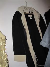 Part of the Huge Collection of ladies famous designer label clothes, St. John, Chico, Neiman Marcus, Saks etc. , purses, shoes, lingerie, etc. only part of it photographed. 