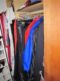 Part of the Huge Collection of ladies famous designer label clothes, St. John, Chico, Neiman Marcus, Saks etc. , purses, shoes, lingerie, etc. only part of it photographed. 