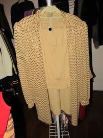 Part of the Huge Collection of ladies famous designer label clothes, St. John, Chico, Neiman Marcus, Saks etc. , purses, shoes, lingerie, etc. only part of it photographed. 